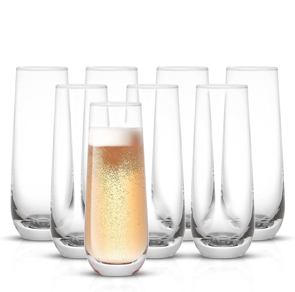 Stemless Champagne Flutes